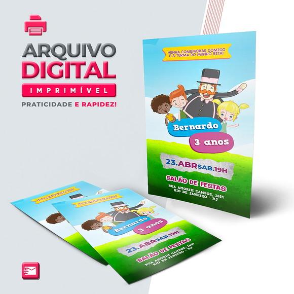 Convite Digital Mundo Bita