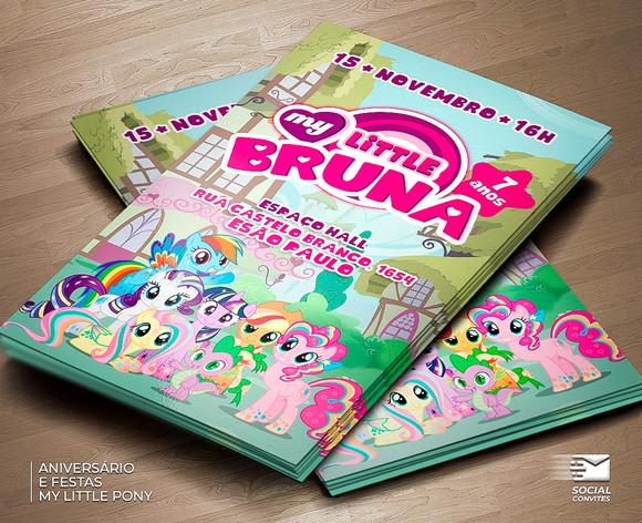 Convite Digital My Little Pony