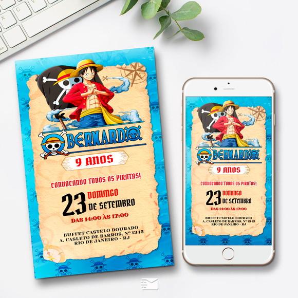 Convite Digital One Piece