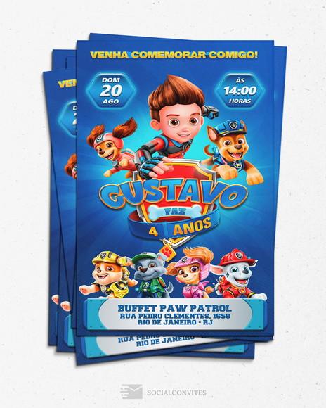 Convite Digital Patrulha Canina