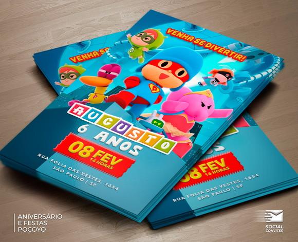 Convite Digital Pocoyo