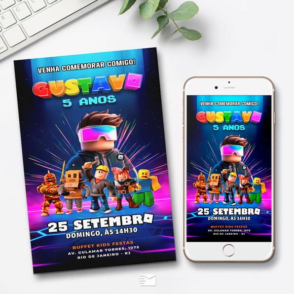 Convite Digital Roblox