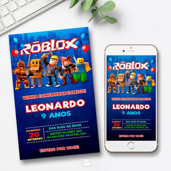 Convite Digital Roblox