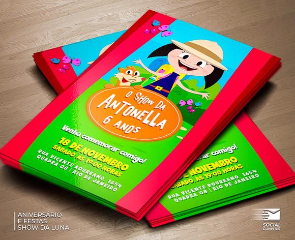 Convite Digital Show da Luna