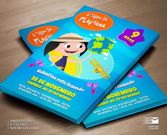 Convite Digital Show da Luna