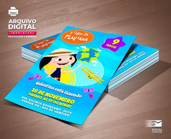 Convite Digital Show da Luna