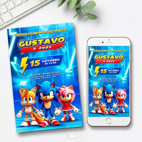 Convite Digital Sonic