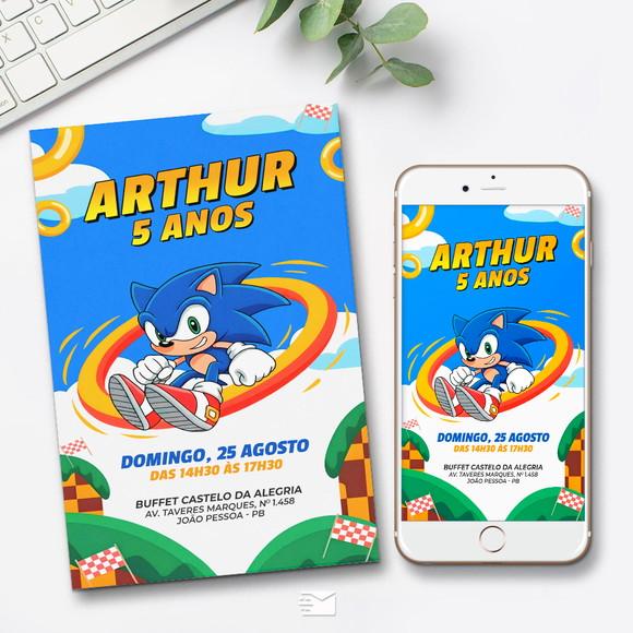 Convite Digital Sonic