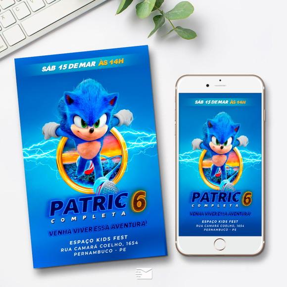 Convite Digital Sonic