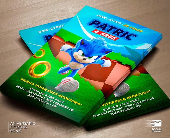 Convite Digital Sonic