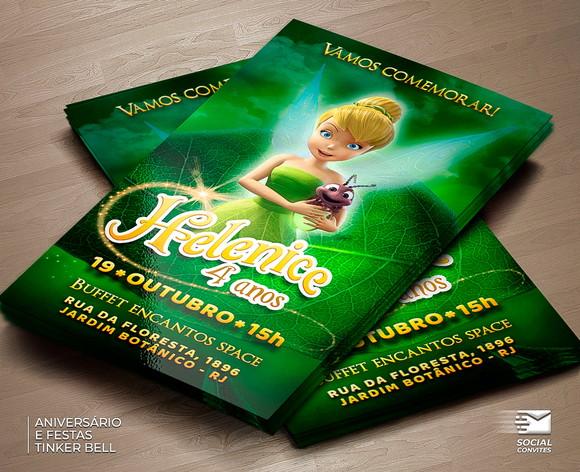 Convite Digital Tinker Bell