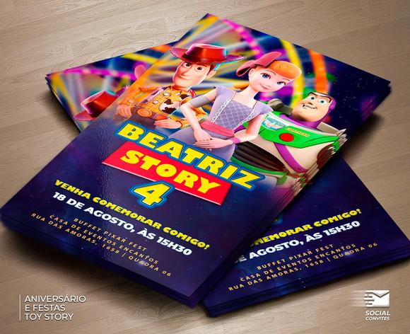 Convite Digital Toy Story