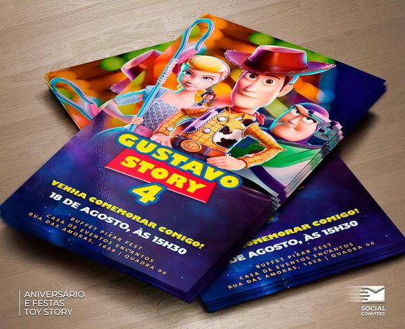 Convite Digital Toy Story