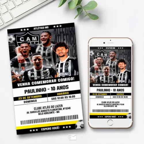 Convite Digital Atlético Mineiro