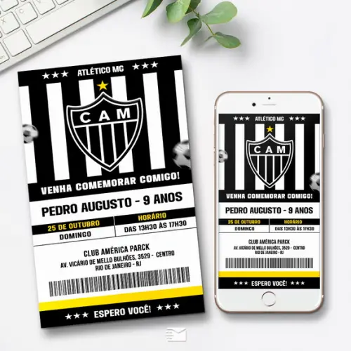 Convite Digital Atlético Mineiro