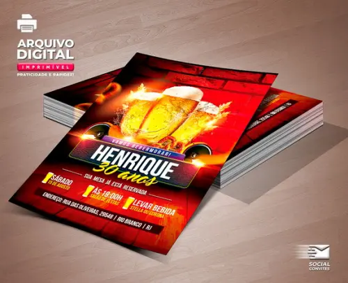 Convite Digital Boteco
