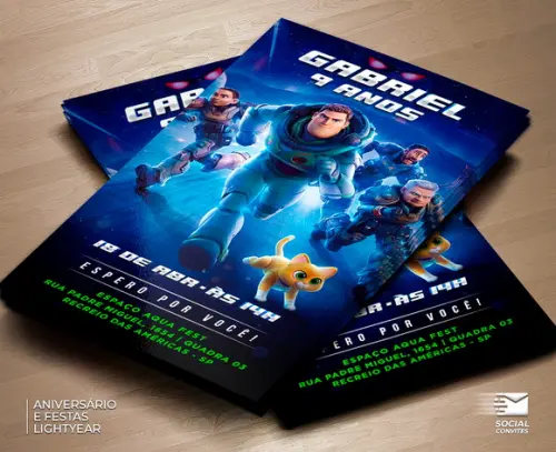 Convite Digital Buzz Lightyear