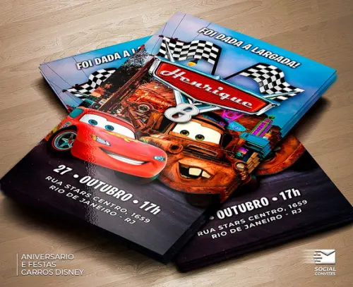 Convite Digital Carros