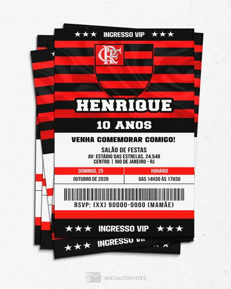 Convite Digital Flamengo