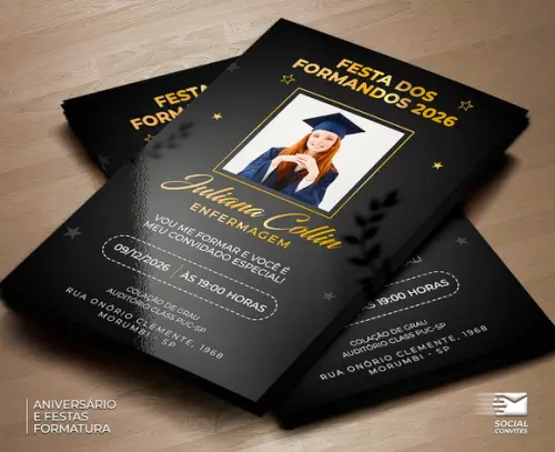 Convite Digital Formatura