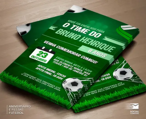 Convite Digital Futebol