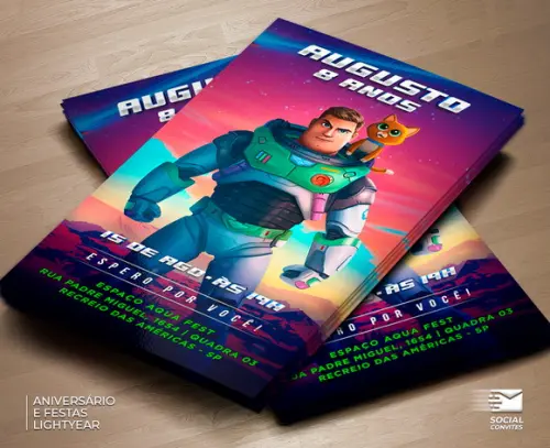 Convite Digital Lightyear