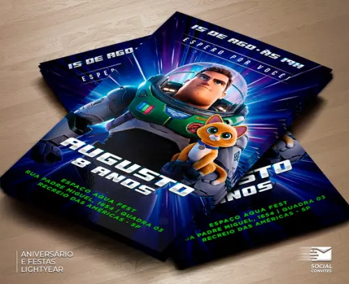 Convite Digital Lightyear