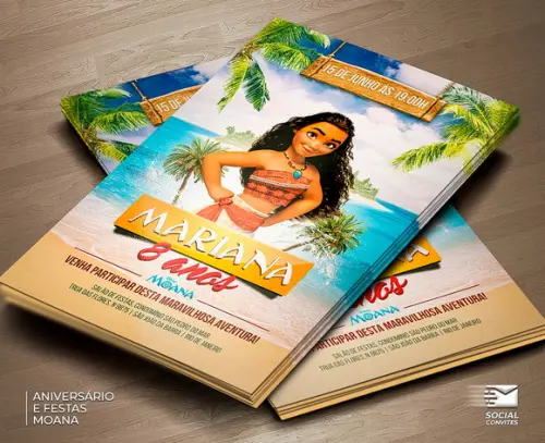 Convite Digital Moana