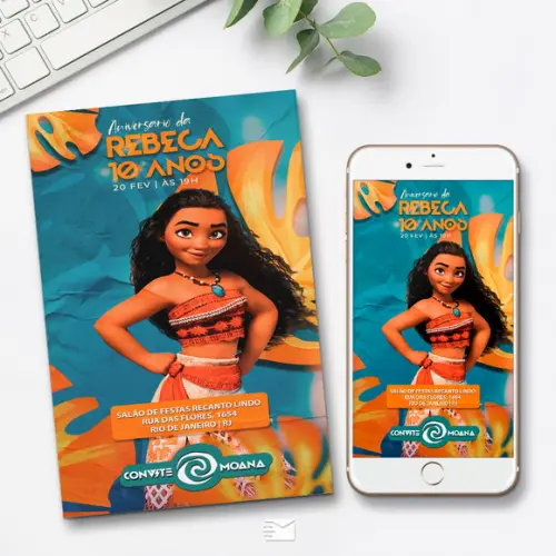 Convite Digital Moana