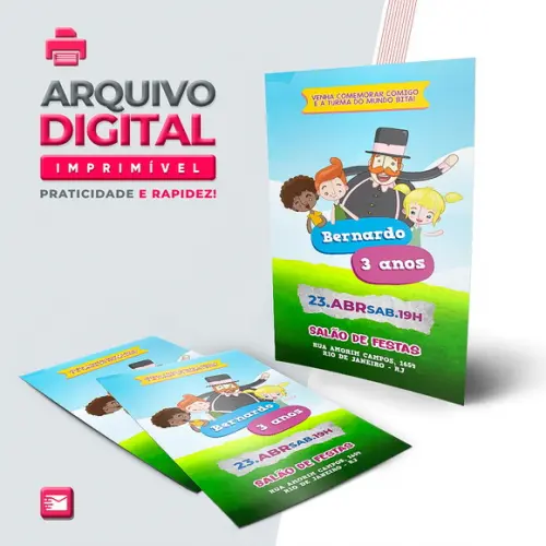 Convite Digital Mundo Bita