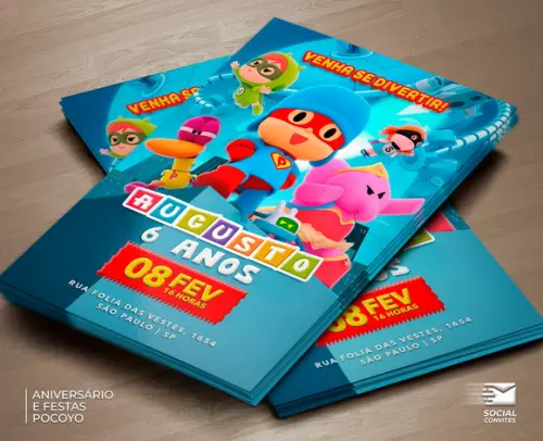 Convite Digital Pocoyo