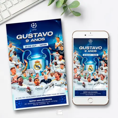 Convite Digital Real Madrid