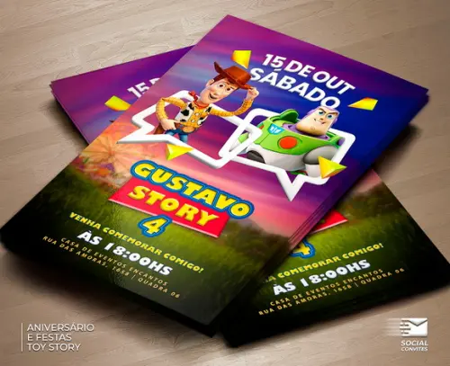 Convite Digital Toy Story