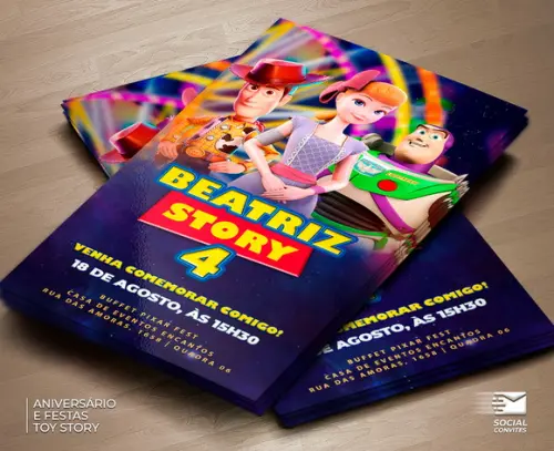 Convite Digital Toy Story