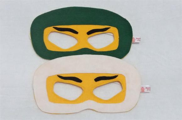 Kit 30 Máscaras Ninjago em Feltro