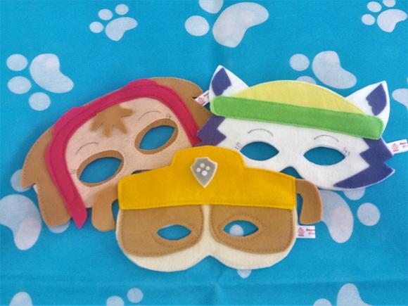 Kit 30 Máscaras Patrulha Canina