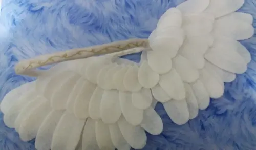 Asa de Anjo em Feltro para Newborn