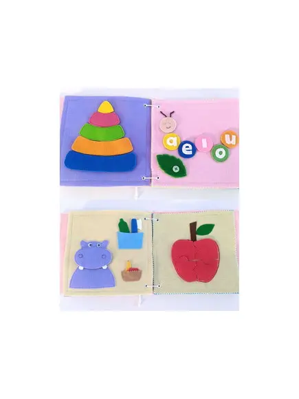 Quiet Book / Livro Sensorial Educativo em Feltro
