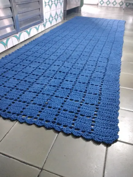 Tapete Passadeira Azul