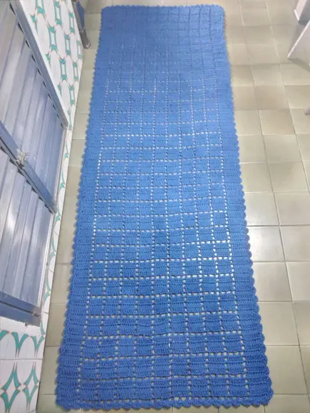 Tapete Passadeira Azul