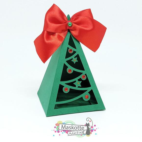 Caixa Cone Arvore de Natal