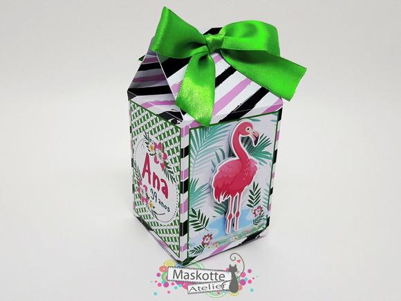 Caixa milk flamingo