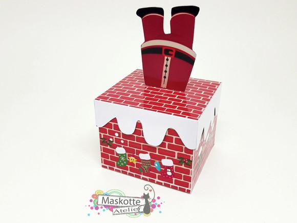 Caixa Natal Papai Noel Chaminé