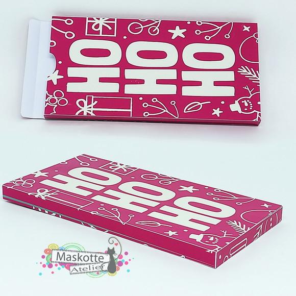 Caixa para Barra de Chocolate Papai Noel