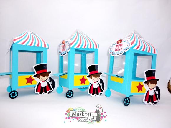 Carrinho Pipoca Circo