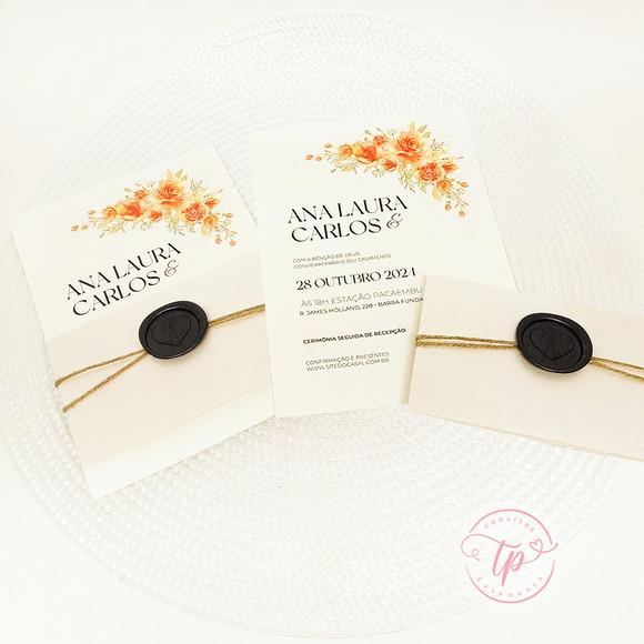 Convite de Casamento - Janaina