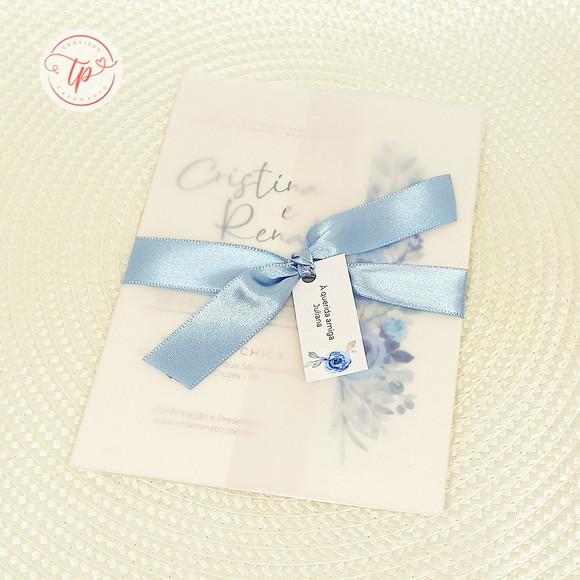 Convite de Casamento - Modelo Goretti