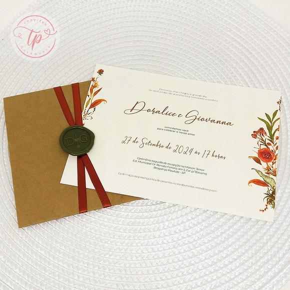 Convite de Casamento Modelo Lilith
