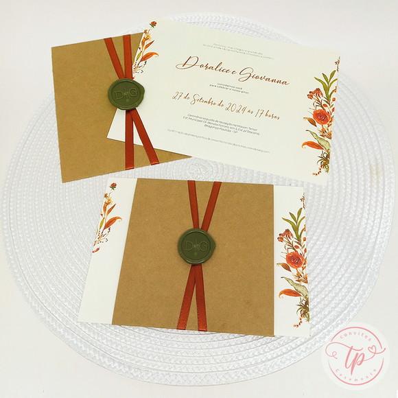 Convite de Casamento Modelo Lilith