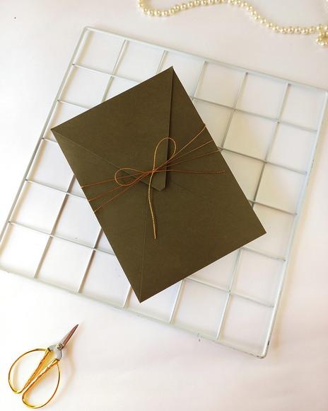 Convite de Casamento. - Olivia Fio Dourado